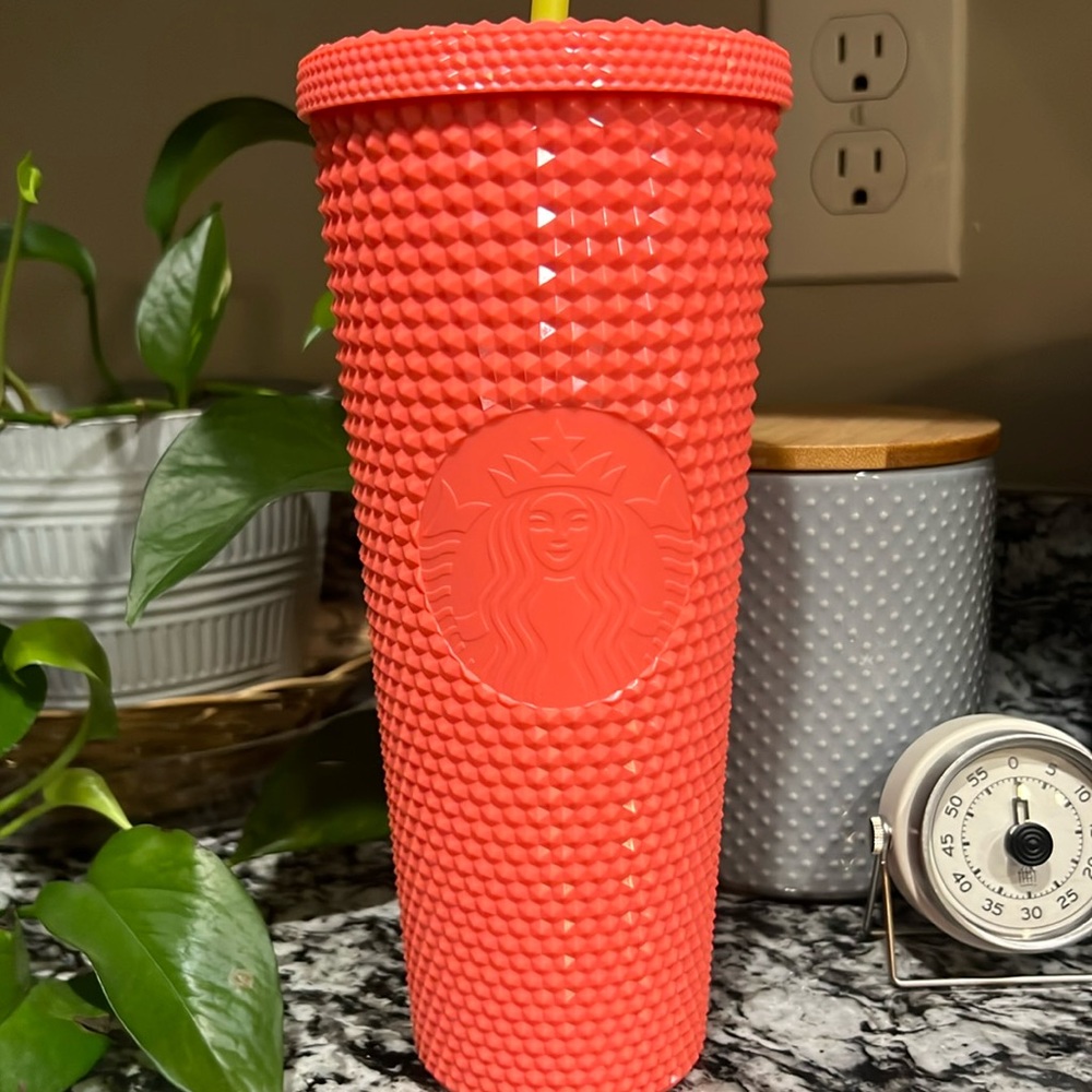 Starbucks Dragonfruit Pink Studded Tumbler